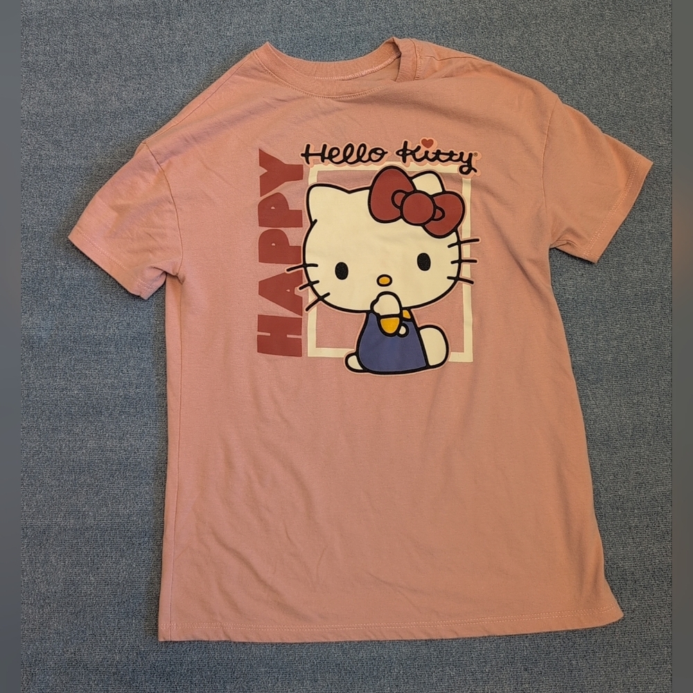 Hybrid Apparel Hello Kitty Sanrio  Happy Tee Shirt S New
